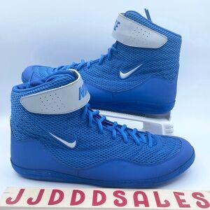 Nike Inflict 3 Wrestling Shoes Game Royal Blue Silver 325256-401 Men’s Sz 13 NEW